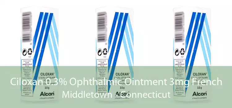 Ciloxan 0.3% Ophthalmic Ointment 3mg French Middletown - Connecticut